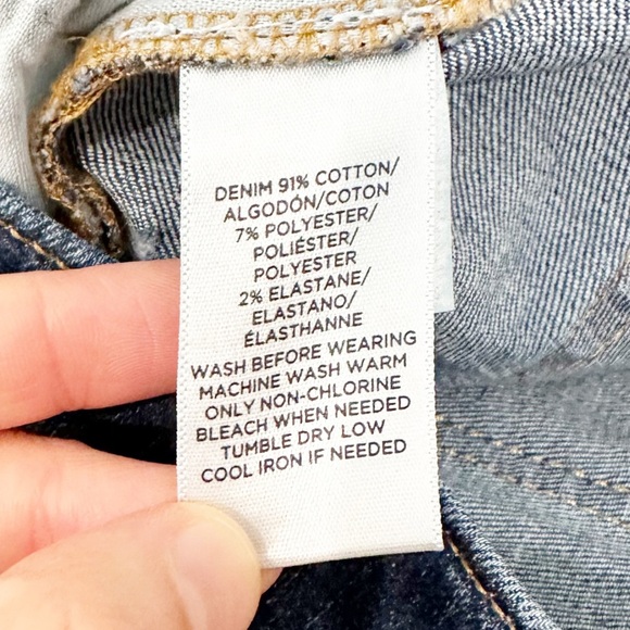 LOFT | Ankle Cropped Skinny Jeans Size 6 - Picture 7 of 9